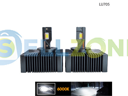 Λαμπτήρες LED D5S / D5R για άμεση αντικατάσταση των OEM xenon – 6000K, Plug and Play – LU705